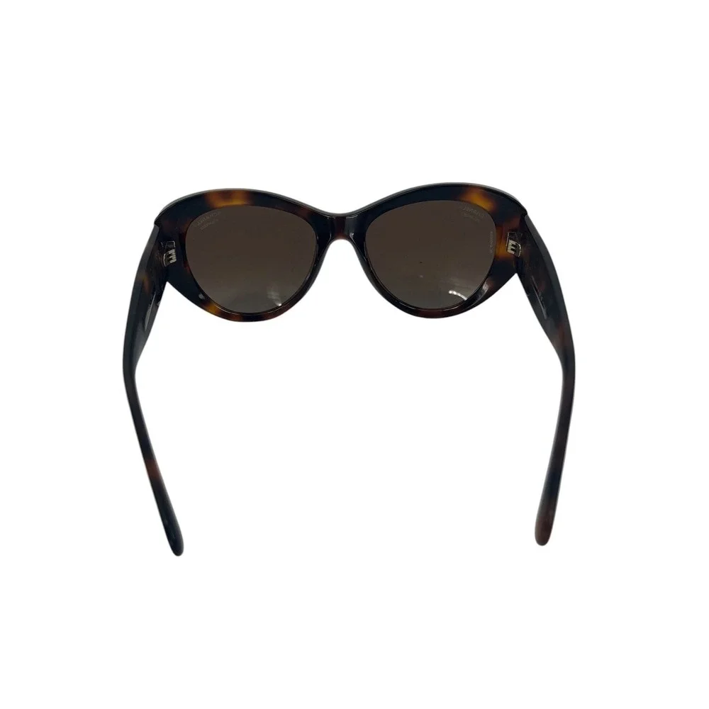 Chanel CH5492-A Polarized Butterfly Large CC Tortoise Sunglasses